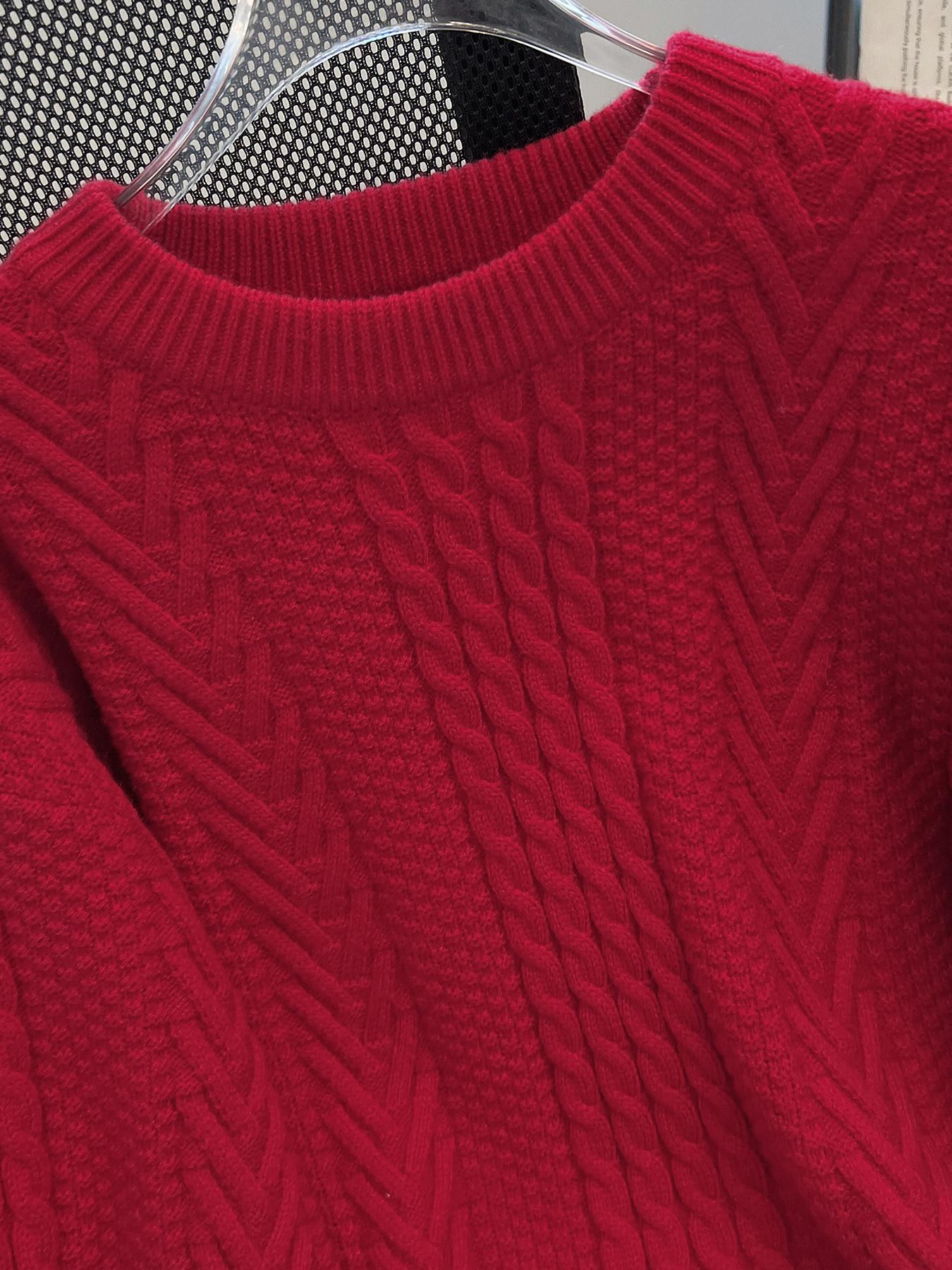 Women's Solid Cable Knit Sweater, Casual Long Sleeve Round Neck Jumper for Fall & Winter, Fashion Ladies' Knitwear Tops for Daily Wear Womenswear