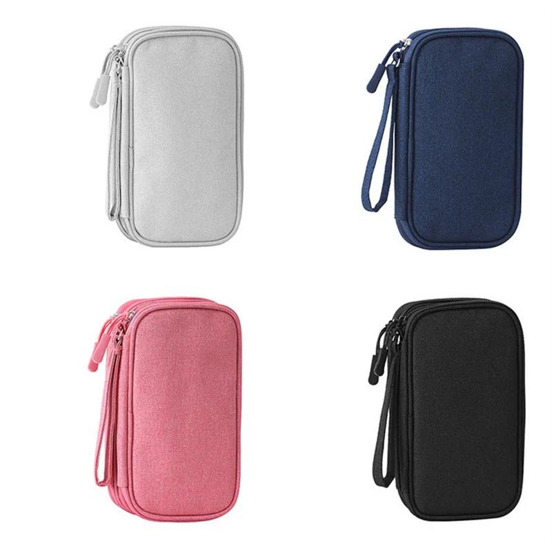 Travel Cable Bag Portable Digital Storage Pouch Charger Data Cable USB Bag Organizer Waterproof Electronic Accessory Storage Bag