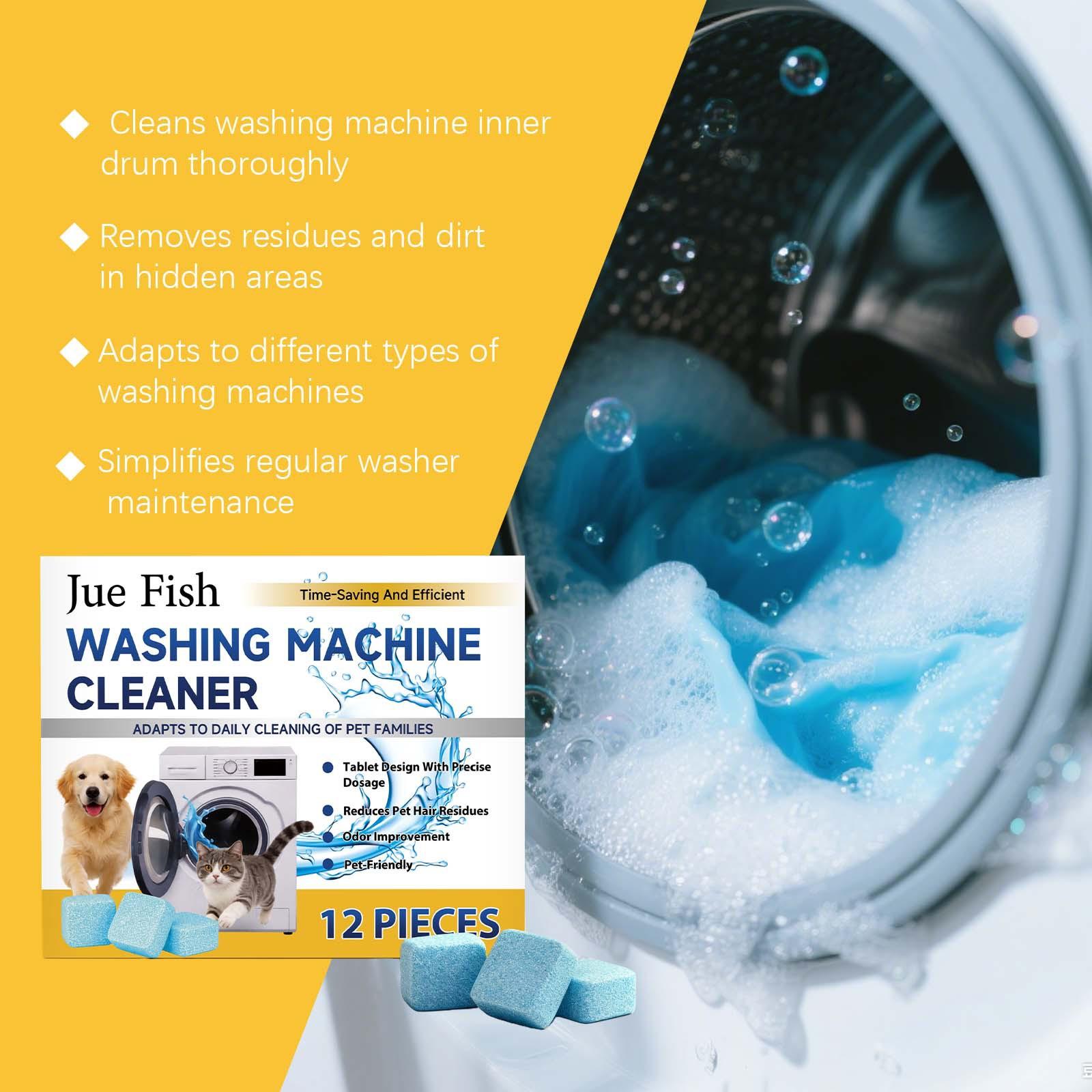 Washing machine cleaning tablets, daily cleaning, multi model washing machines, stain removal, deodorization, refreshing care agents