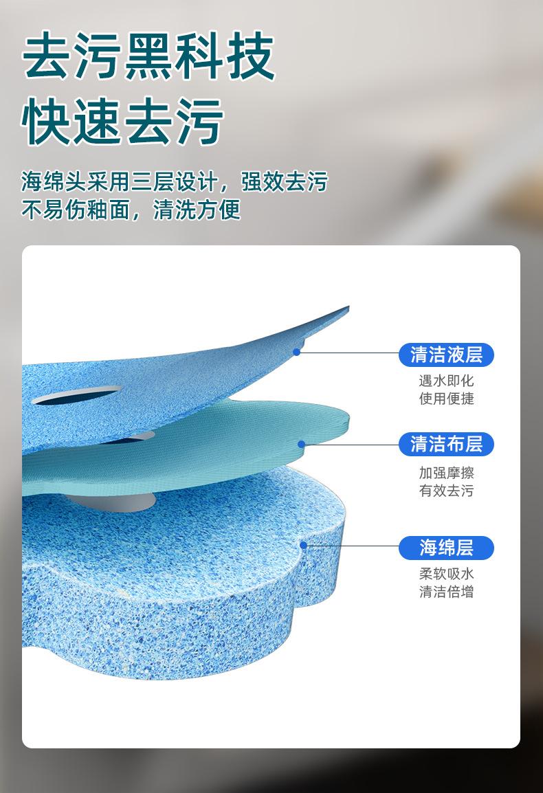 Disposable Toilet Brush Replaceable Wall-mounted Long Handle Toilet Brush Cleaning Tools WC Bathroom Accessories