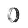 Unisex Advanced Digital Round Smart Ring - Bluetooth Fitness Tracker with Heart Rate Monitoring, Blood Oxygen & Sleep Tracking, Step Counter, 20 mAh Battery, Lightweight Wearable Tech Device (Included Charging Cable)