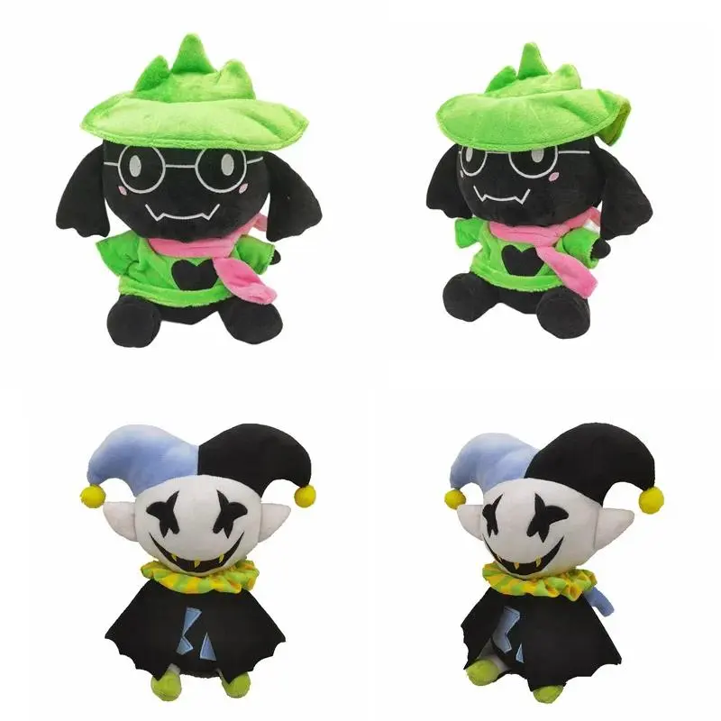 Jevil Deltarune Plush Toy Cartoon Ralsei Lancer Plushie Dolls Animals Stuffed Dolls Figure Decoration Pillow Christmas Gifts
