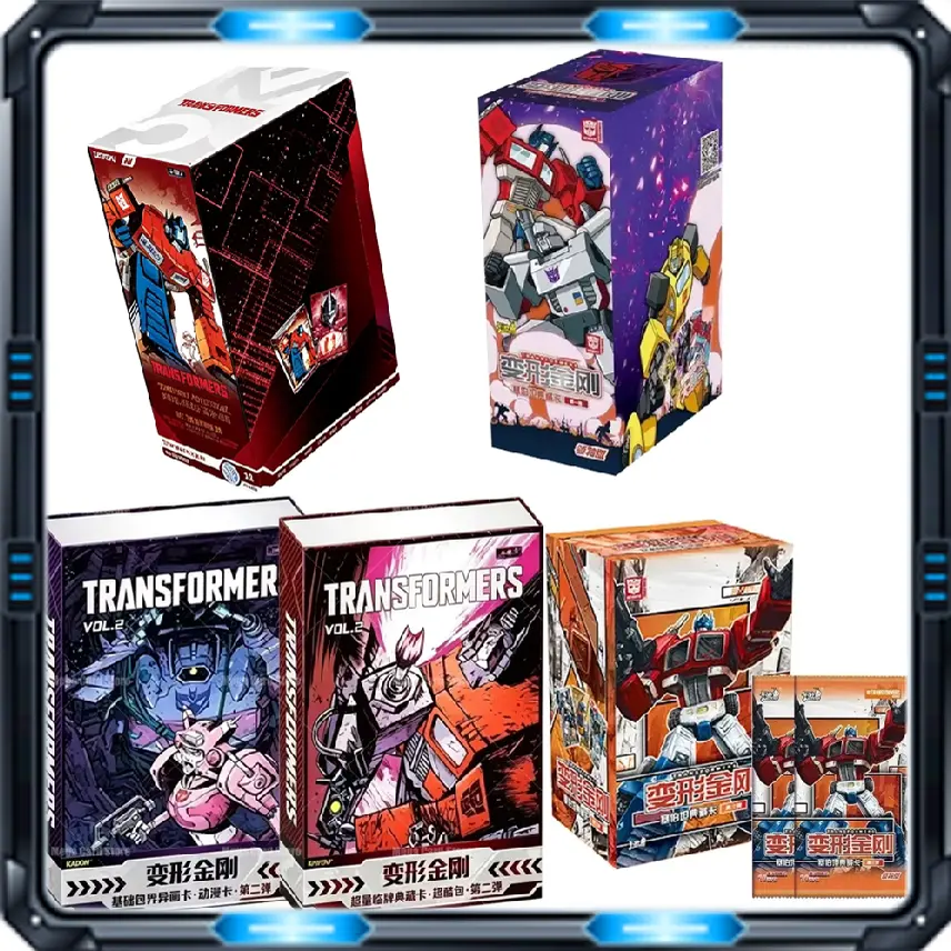 Authentic KAYOU Transformers One Movie Trading Cards Brand New Factory Sealed Featuring Optimus Prime Megatron Bumblebee Orion Pax and D16 Robot Character Cards for Fans Kids and Adults Sci Fi Memorabilia Binder Collection Display Birthday Holiday Gift