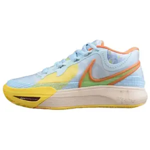 Nike Kyrie 8 Basketball Shoes – Unisex, Comfortable Round-Toe, Mid-Top, Yellow Gray Blue Verifiable, with credentials and supporting global authentication