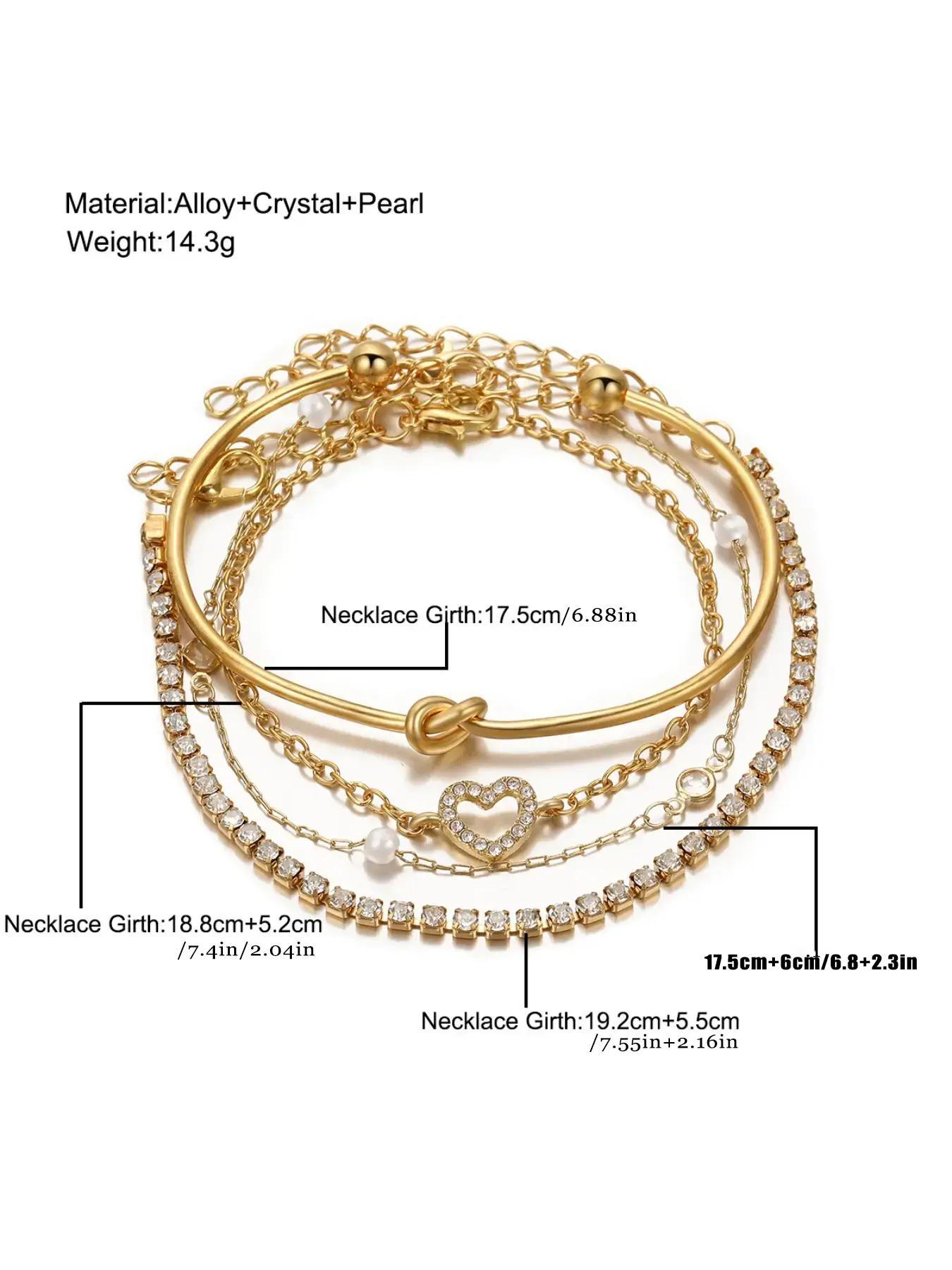 Women's Faux Pearl & Hollow Out Heart Design Bracelets, Open Bangle Bracelet, Simple Design Beaded Bracelet, Party, Daily Clothing Decor, Birthday Gift, Elegant Jewelry Bracelet