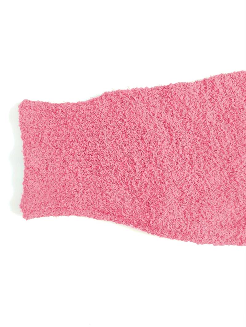 Joyfunear Women's Soft Woolen Knit Tracksuit Hoodie & Leggings Set for Home Leisure Daily Outings High-Quality Blend Fabric Adjustable Drawstring Hoodie Elastic Waist Leggings Pink Hue S-XXL