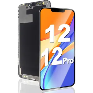 Screen Replacement for iPhone 12/12 Pro 6.1 inch Wholesale 3D Touch LCD Display Digitizer Frame Assembly with Waterproof Adhesive NO Tools