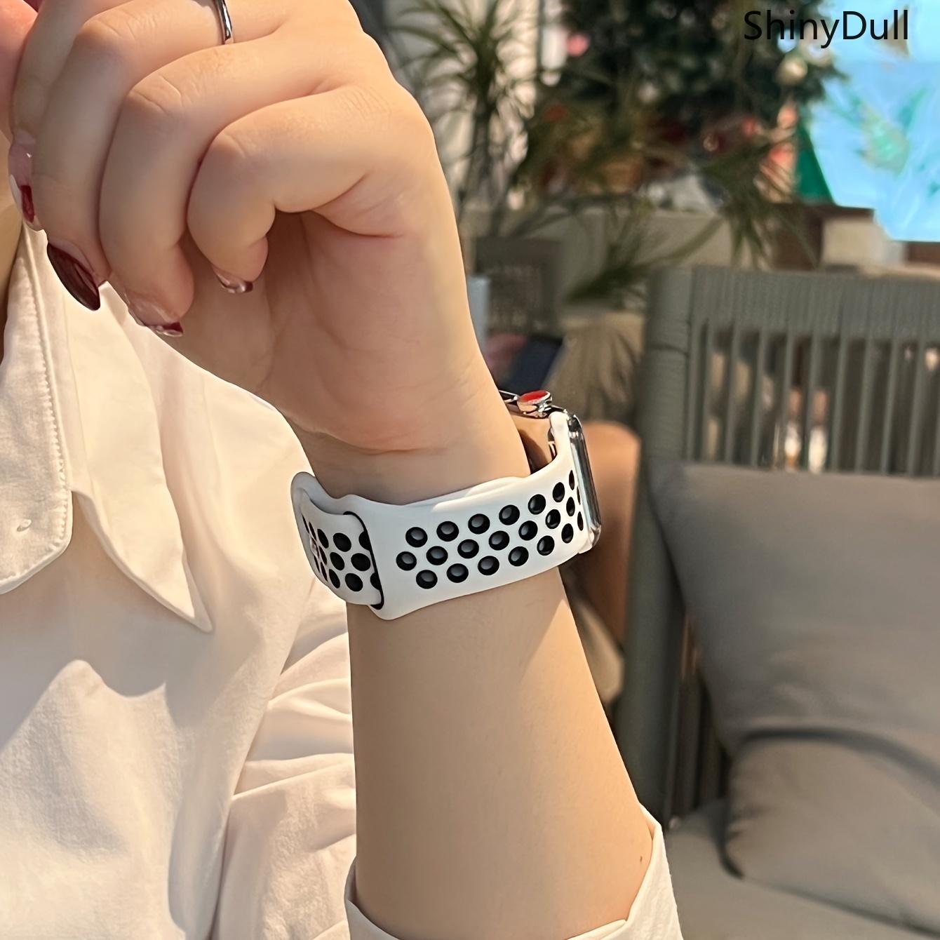 2-Pack Soft Silicone Sports Strap for Apple Watch – Durable, Breathable, Fits 38–49mm, Series 1–11, SE, Ultra / Ultra 2, Unisex