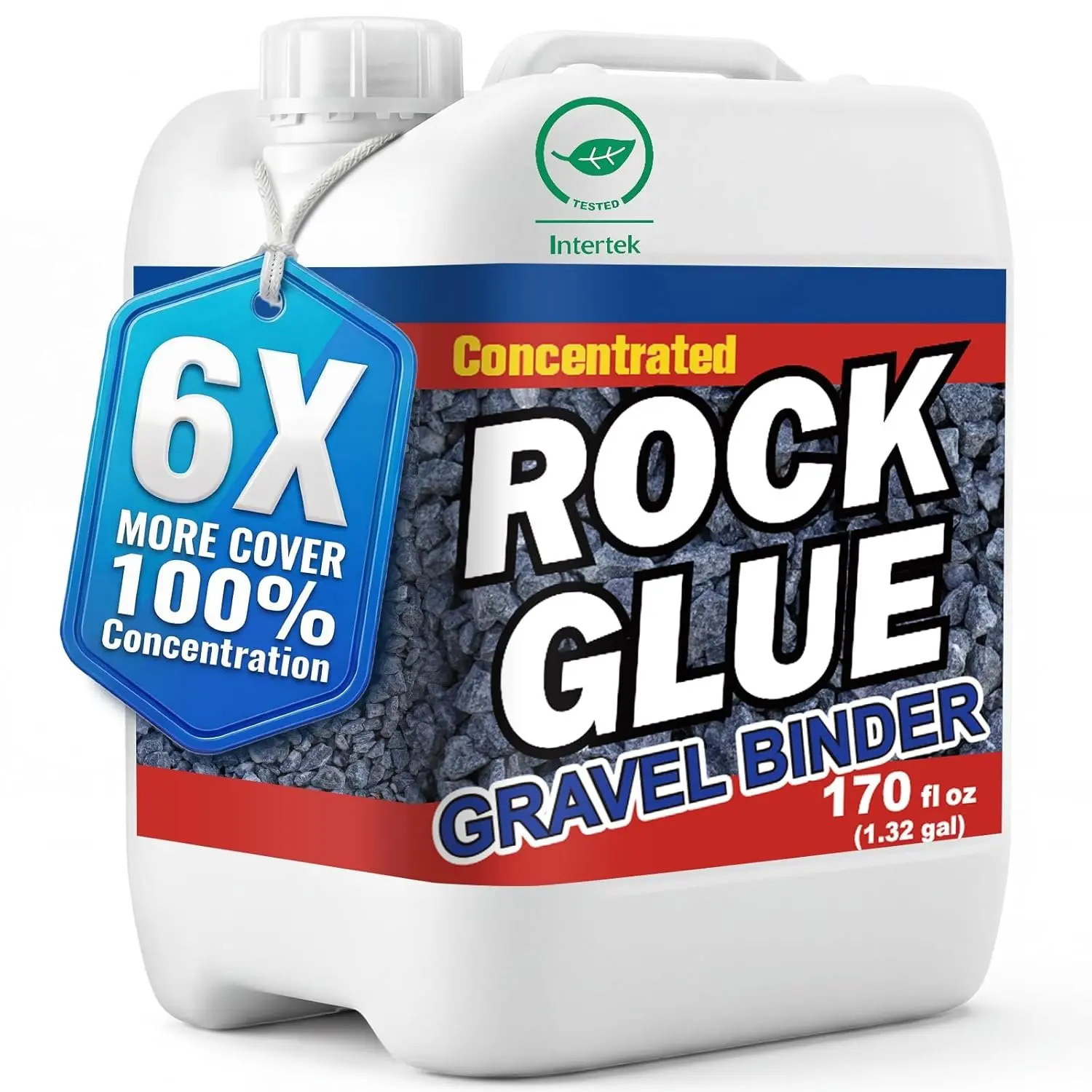 Rock Glue for Landscaping: 170OZ Concentrate Gravel Glue, Pea Gravel Binder, Heavy Duty Pebble Stone Adhesive for Slope, Between Pavers, Garden Walkway, Weather Resistant Safe for  Pets