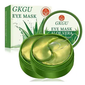 2boxes GKGU Aloe Vera & Hyaluronic Acid Eye Mask | Powerful Moisturizing, Firming & Radiance, Low-Sensitive Formula for All Light Beige Types, Natural Ingredients, Plant-Based Squalane
