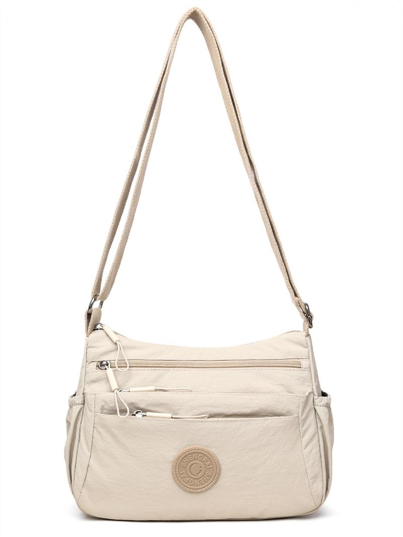 Women's Solid Color Fanny Pack, Fashionable Multi-pocket Zipper Crossbody Bag for Daily Used, Casual Trendy Versatile High-quality Daily Commuting Bag