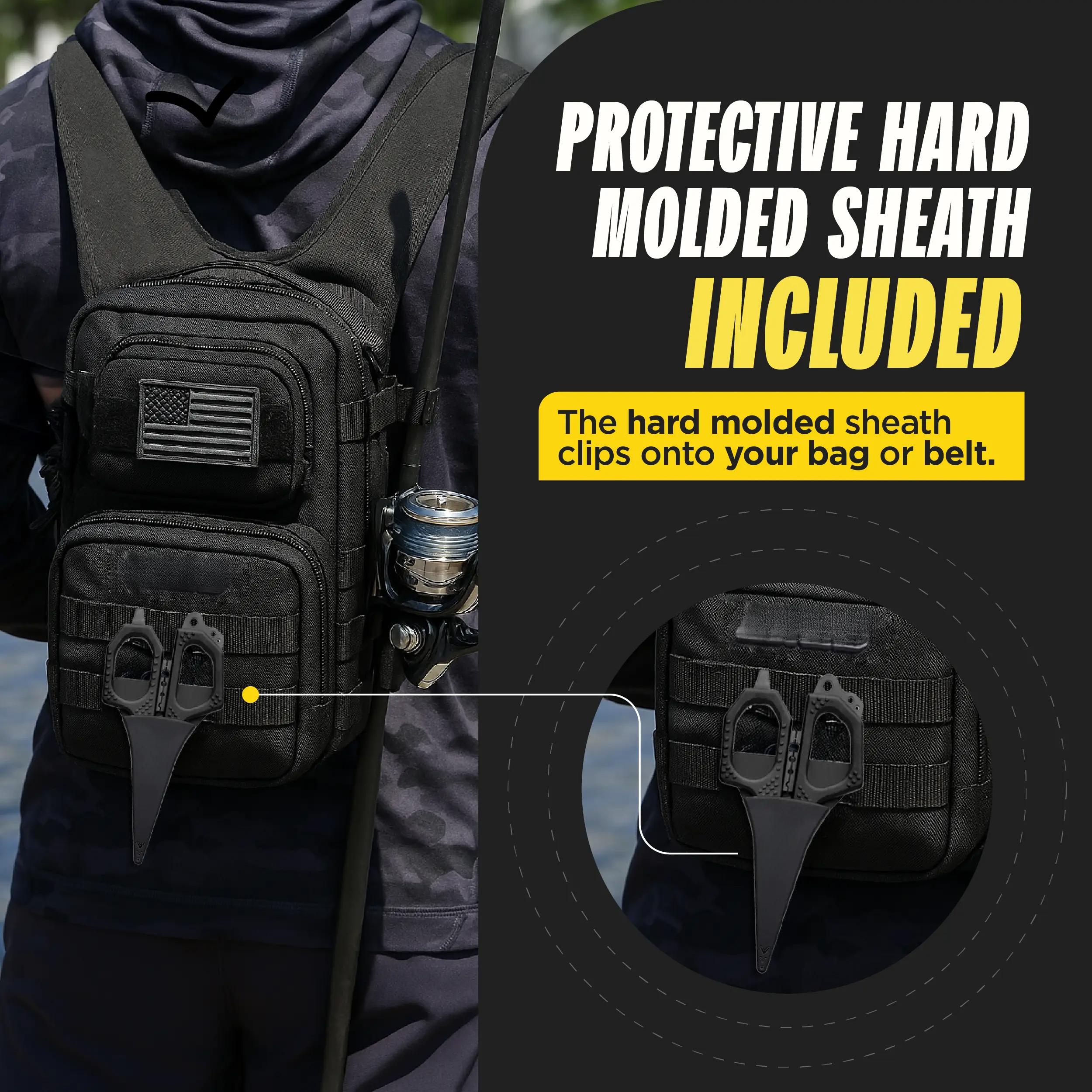 6.5" Pro Shears - Premium Braid Cutting Scissors