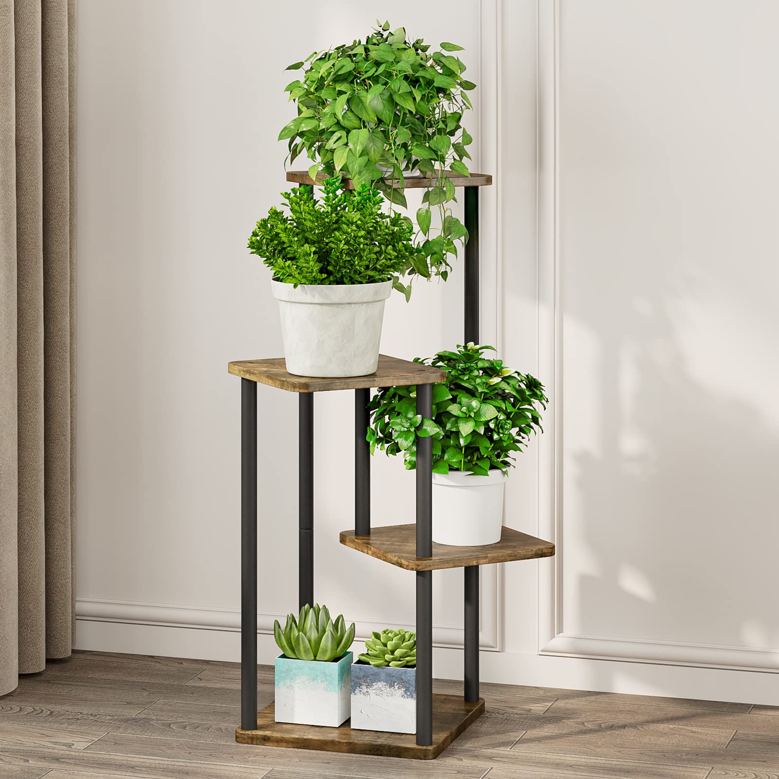 Simple and Easy to Assemble Plant Stand Indoor Plant Stand Multiple Stands for Garden Terrace Corner Balcony Living Room Deals For You Days Outdoor Planters White Taper Planter