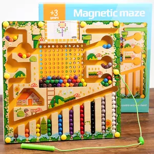 Fun Magnetic Maze Toy: Color Sorting, Focus Training, and Brain Development Game for Kids – Perfect Gift for Birthdays, Halloween, or Christmas