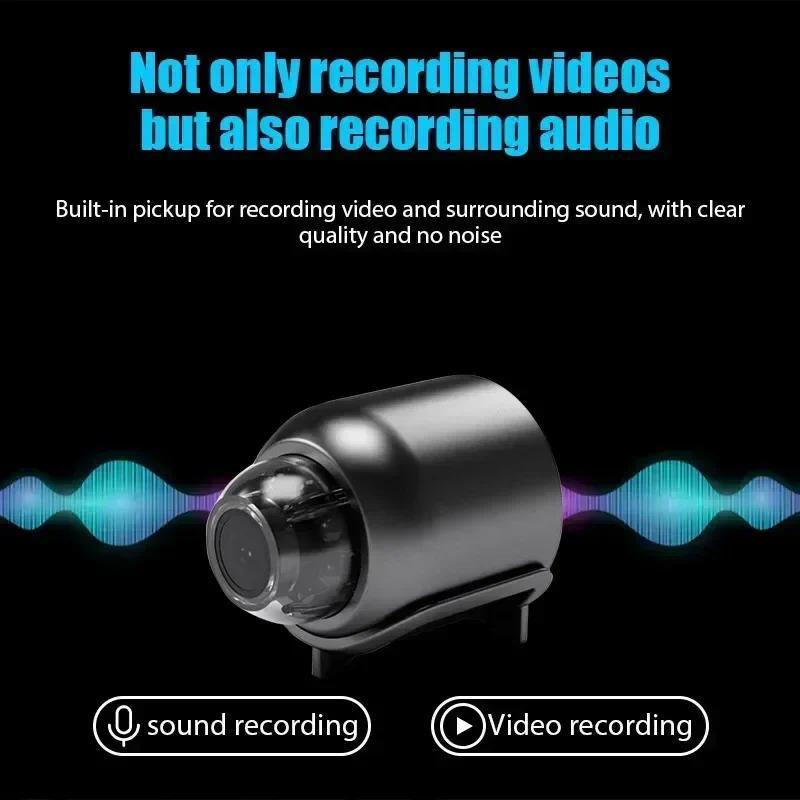 New X5 Mini Camera 1080P Clear Night Vision Lightweight Portable Premium Cams Motion Detection Wireless Surveillance Camera