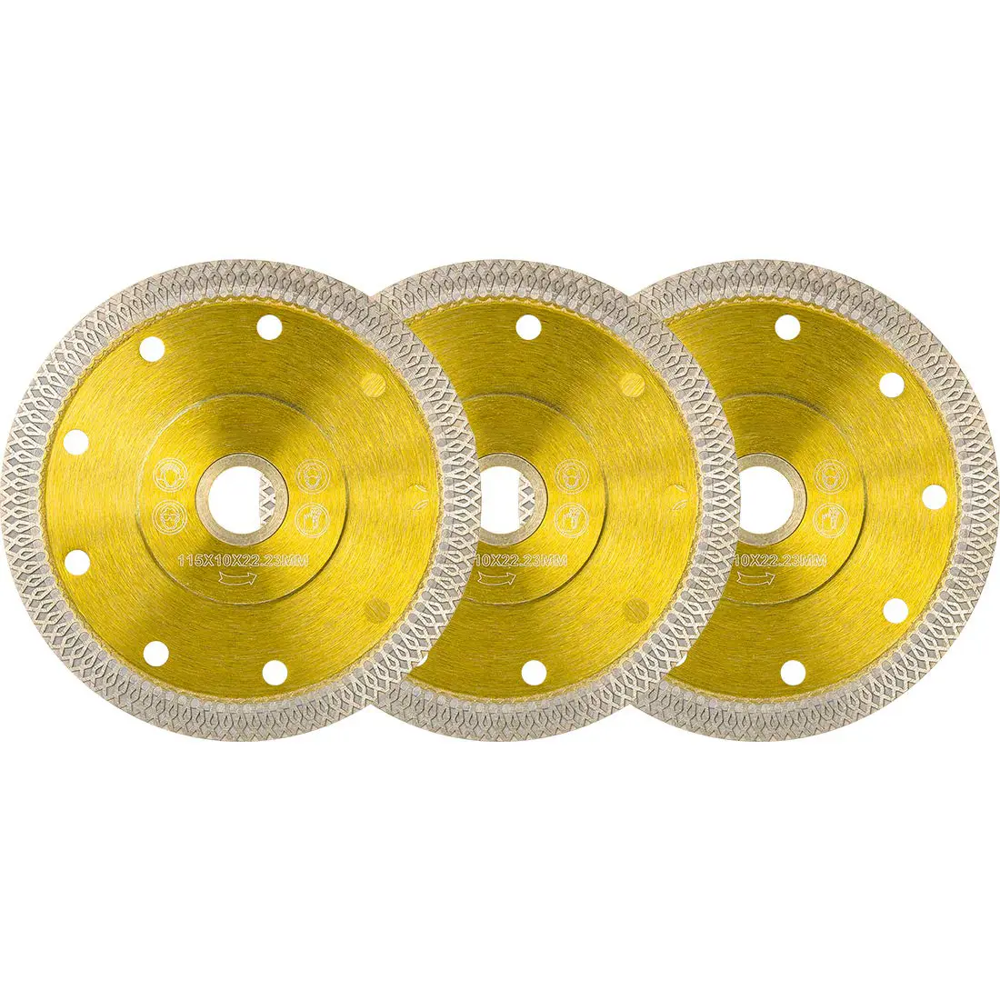 4.5 in (115mm) Super Thin Diamond Ceramic Saw Blade, Power Tool Accessory for Cutting Ceramic Tiles