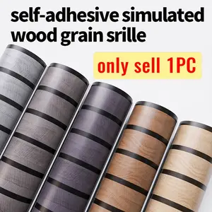 One roll of self-adhesive faux-grid textured wallpaper, easy to install (tear and stick), durable, can be cut to size, and easy to clean. 15.7"x 118.11". Suitable for bedroom, living room feature walls, home beautification, renovation, and decoration.