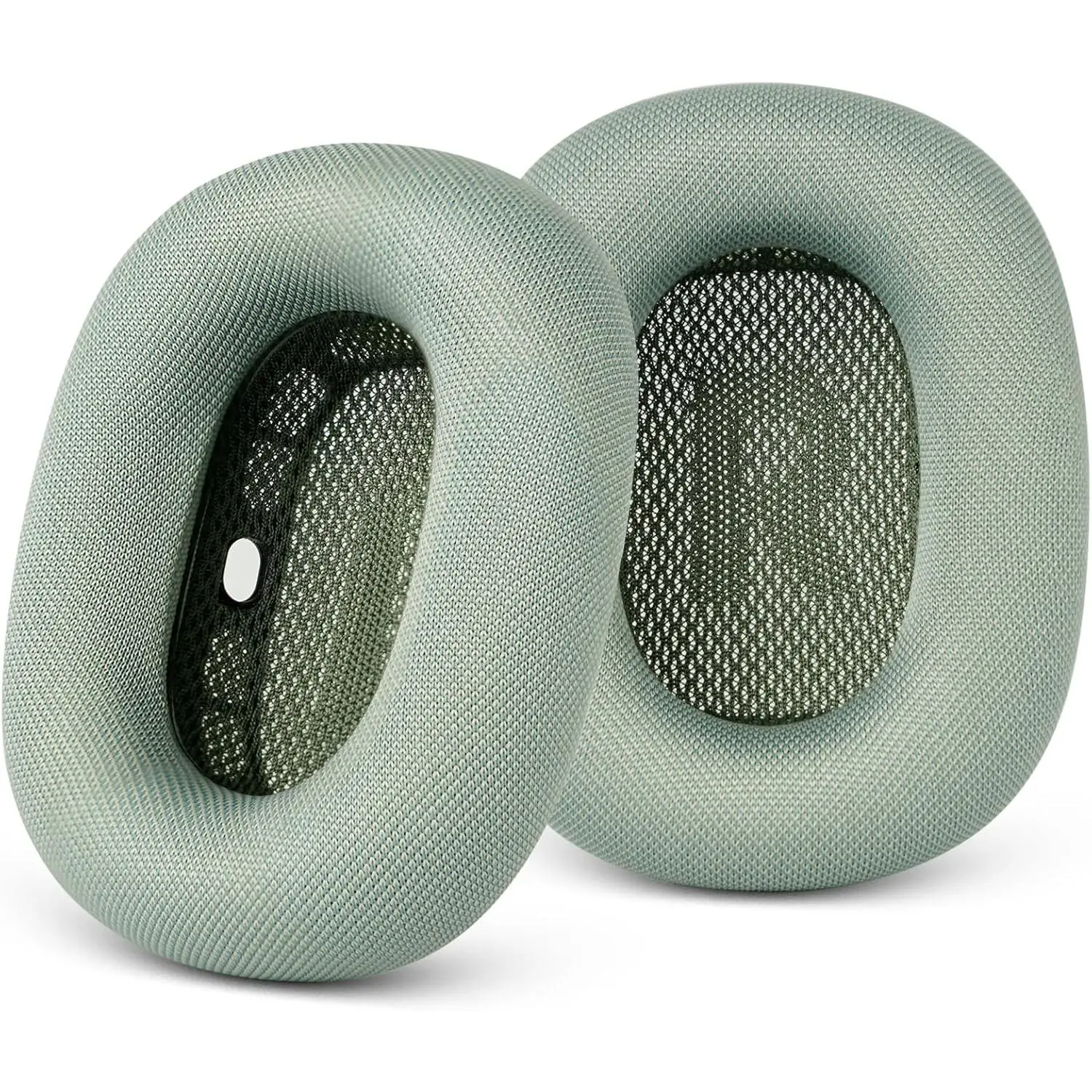 Upgraded Ear Cushions Replacement Earpads for AirPods Max 1 & 2 Headphones, Mesh Fabric Ear Pads Ear Covers Cups with Memory Foam and Magnet for AirPods Max 1 & 2 (Green)