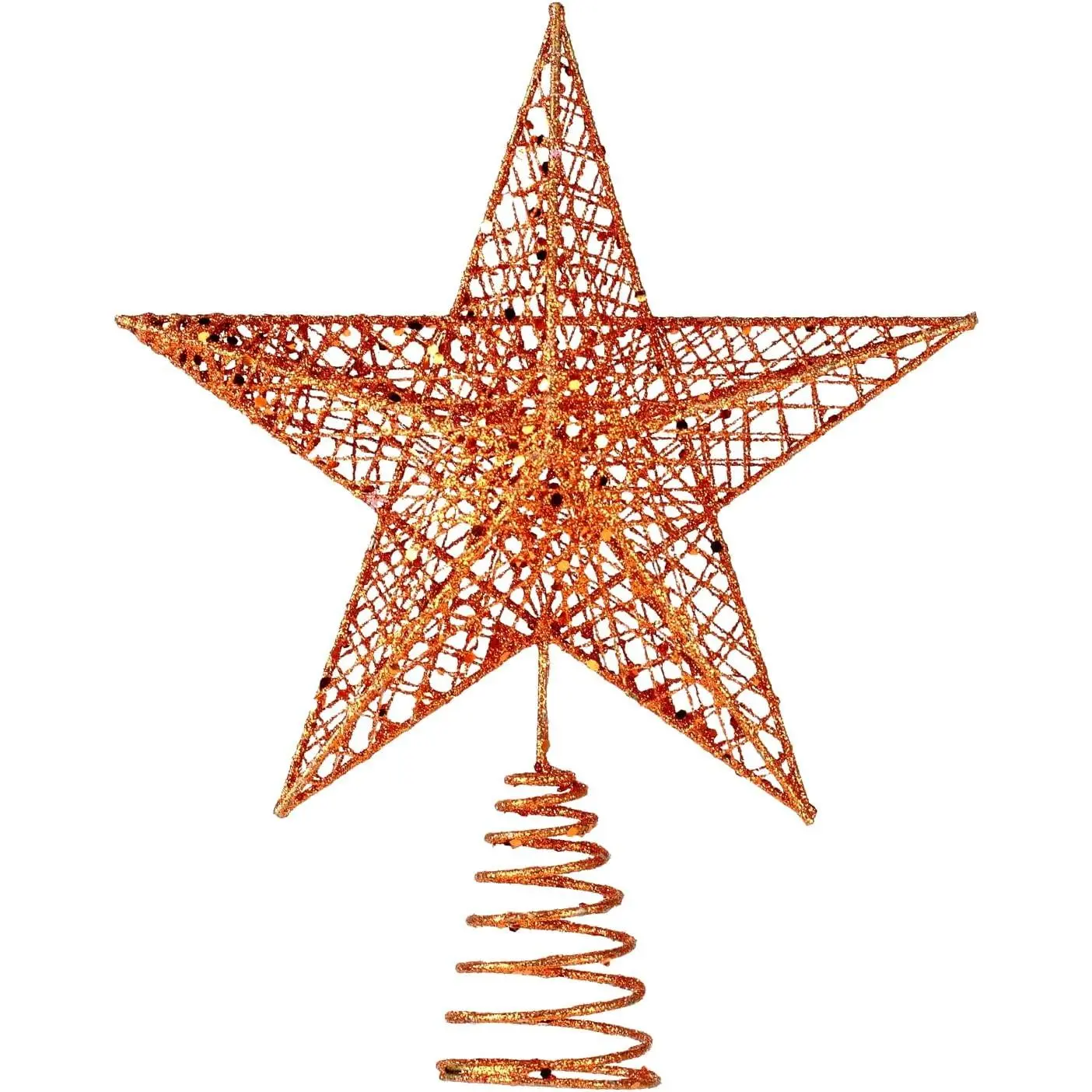 Iron Christmas Tree  Topper,20cm Glittering Tree Topper