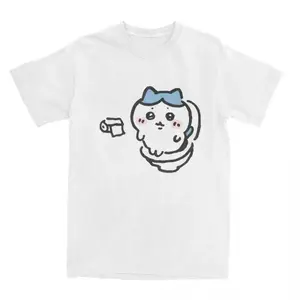 Chikawa Toilet Time T-shirts Women's Round Neck short-sleeved Summer Comfortable Popular Unisex oversized Casual Loose Tops