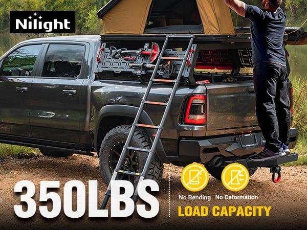 Nilight Hitch Step 2 Inch Receiver Universal Trailer Hitch Step Armor with Anti-Theft D-Ring Shackle Hitch Lock Stabilizer Anti-Slip Design Rear Bumper Guard for Pickups Trucks Vans SUVs ATVs Vehicle Accessories, Truck Accessories, Universal Automotive Ac