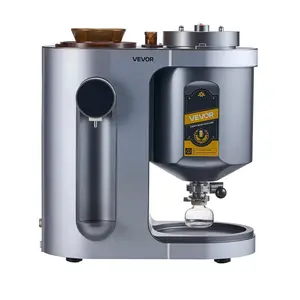 VEVOR Automatic Home Beer Brewer, 1500W Electric Beer Brewing Machine, 3.43 Gal All-in-One Home Brewer with Mash Boil Device, 304 Stainless Steel Internal Tank, Auto Temperature Pressure Control
