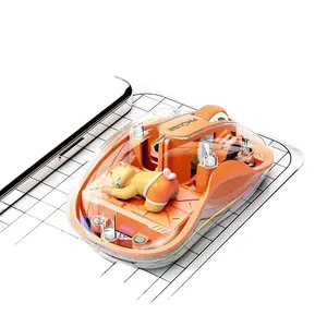 Doll-Shaped Light-Up Wireless Bluetooth Mouse - Transparent Cover, 3-Mode, Ergonomic, Magnetic, Rechargeable PC Gaming Accessory for PC & Laptop, Doll-Shaped Mouse