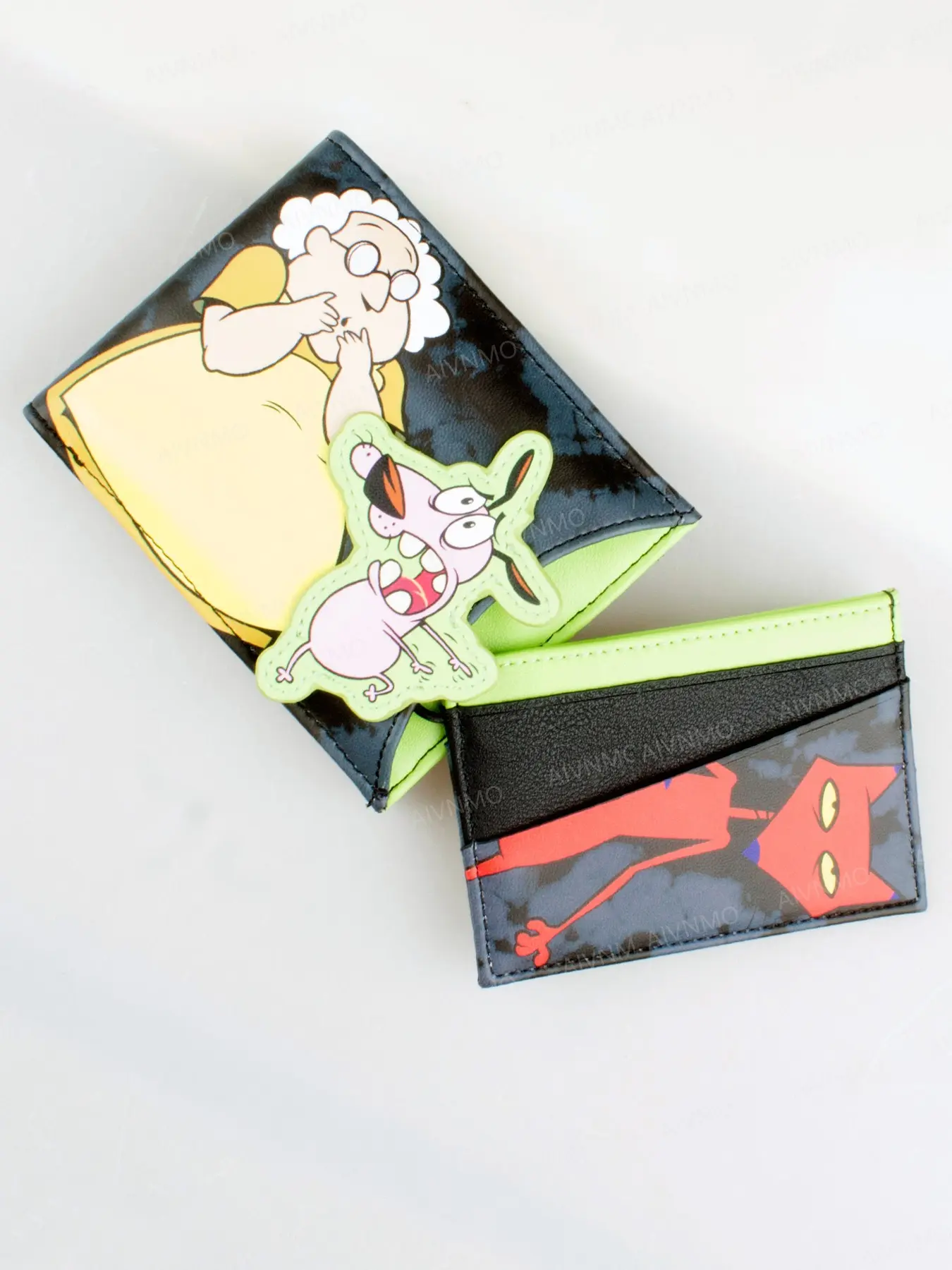 High-Quality Bi-Fold Cartoon PU Leather Wallet, Fashionable Card Slot ID Window, Durable Functional Accessory, Bifold Wallet