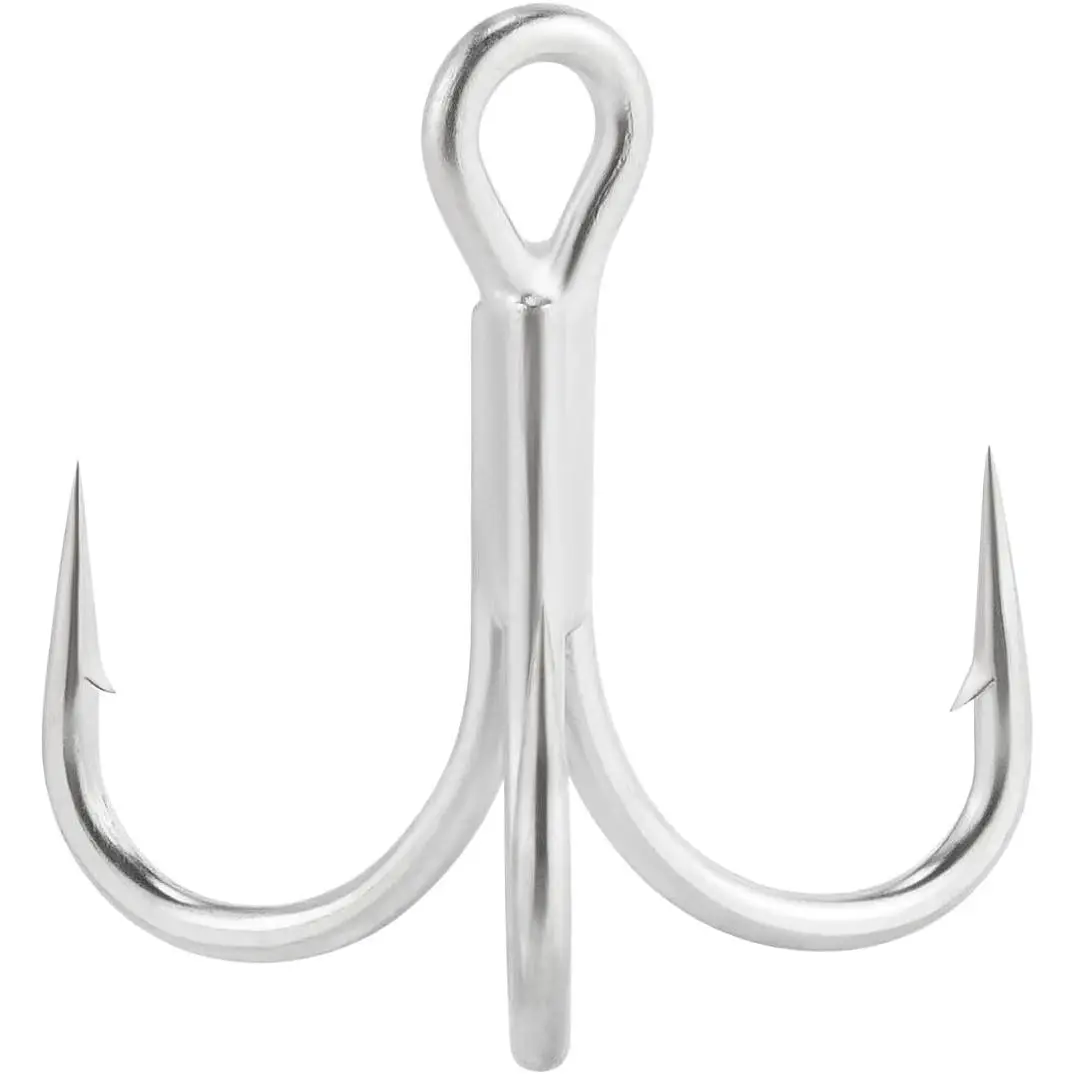 30 Pack 4X O'Shaughnessy Treble Hooks in-line Triple Hooks Saltwater & Frshwater  Catfish Bass Striper