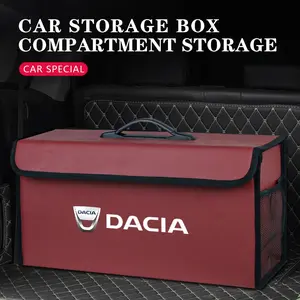 Car Trunk Organizer Box Multiuse Tools Storage Bag For Dacia Logan Sandero Jogger Spring Bigster Duster Lodgy Dokker