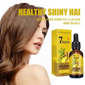EELHOE Ginger Infused Hair Oil - Nourishing Scalp Treatment for Thicker-Looking Hair, Natural Essential Oil Blend for Hydration & Shine
