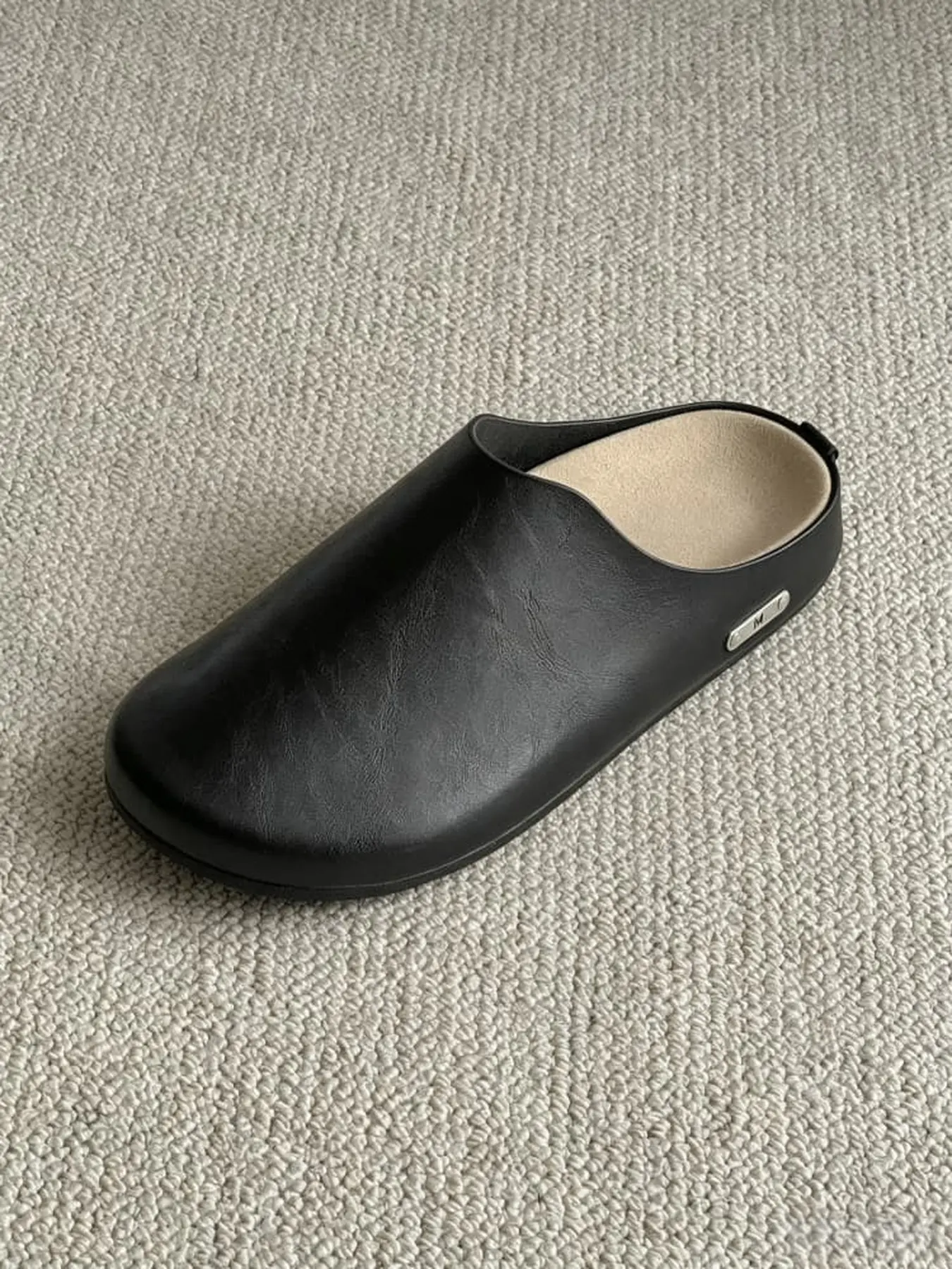 1 Pair Suede Closed Toe Mule Half Slides Mens Retro Birkenstock Casual Style Flat Sole Lazy Commute Outdoor Wear