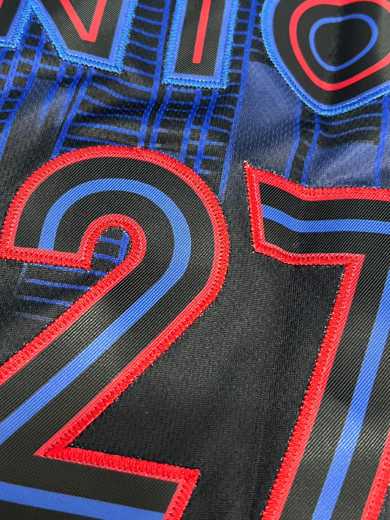 2025 New American Western Baseball Jersey TORONTO #27 T-Shirt Men's Loose Quick Drying Short Sleeved Cardigan Sports Casual Contrasting Men's Top