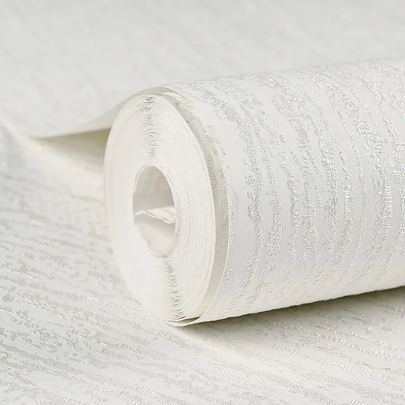 Self-Adhesive Wallpaper Roll, Modern Minimalist Non-Woven Material, 3D Diatomaceous Earth Look, Solid Color Wall Decor for Living Room and Bedroom