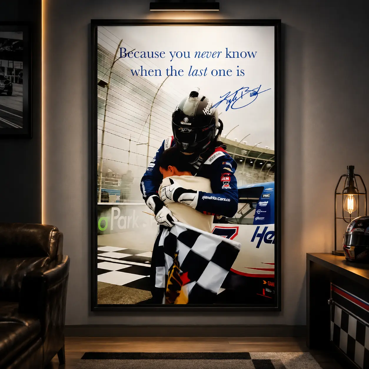Kyle Busch Tribute Poster, NASCAR Legend Memorial Wall Art, RIP Rowdy Decor Home, Vintage NASCAR Tribute Merch Racing Wall Art, Motorsports Poster, Race Car Fan Gift, Garage Decor, Man Cave Decor, Sports Gift, Bedroom Decor, Office Art, Vintage Racing Art