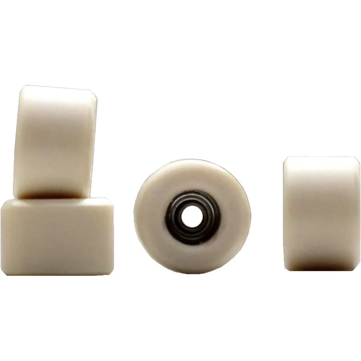 Handmade Fingerboard Mini Skateboard - Extreme Sports Silent Skateboard Wheels, Strong Grip, Durable Non-Skid Customized Bearings, 8mm Polyurethane Beige iii, Finger Skateboard, Silent Wheels