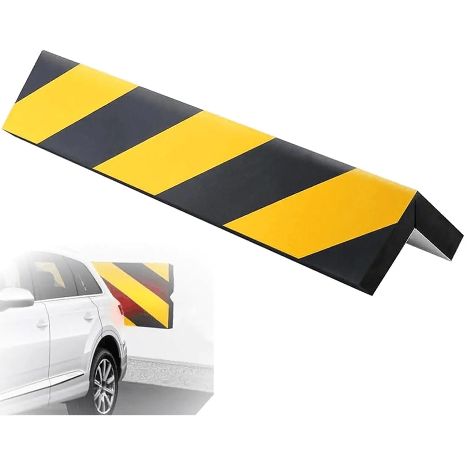 Heavy Duty Reflective Garage Wall Protection Mat - High Quality EVA Material Self-Adhesive Foam Mat, Shock and Scratch Resistant, Suitable for Garages, Warehouses, Walls, Doors, Ceilings, Floors, Easy Installation (No Tools Required)