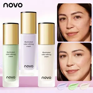Sheer Coverage Primer Cream-Natural Matte Isolating Cream, Refreshing, Long-Lasting, Waterproof, Even & Brightening Skin Tone, Provides Concealer Effect, Pore Free Flawless Primer Base, Long-Lasting Natural Nude Look, All Skin Types, Daily Makeup