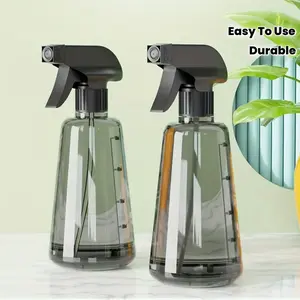 [Pressure Sprayer |   Durable] 500ml Transparent Plastic Pressure Sprayer |   1pc Dual Mode DC/Spray, Black Handle |   Ideal for Plants & Disinfection, Durable & Easy-to-Use