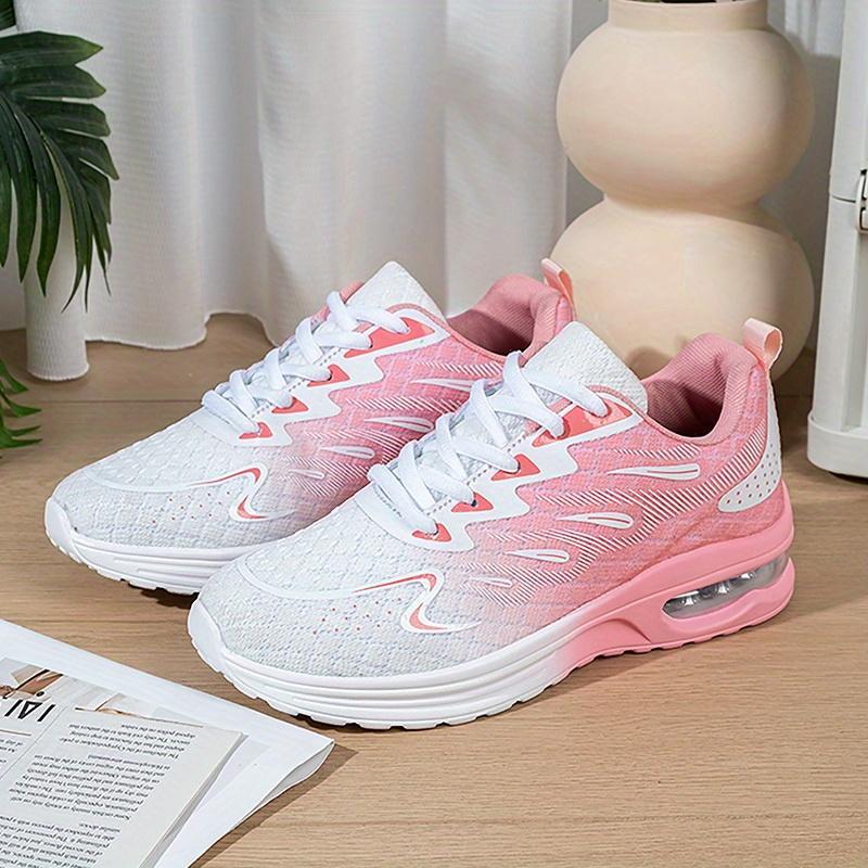 Women's orthopedic sneakers, stylish walking shoes, lightweight casual shoes, air running shoes, non-slip breathable tennis shoes, mesh air cushion sneakers, workout snfoot support