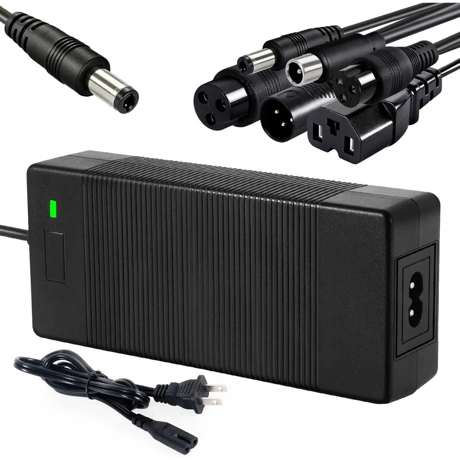 42V 2A Replacement Electric Scooter Charger for 36V Scooter & Hoverboard| UL Certified, with 6-Prong, Compatible with GOTRAX/ninebot/Jetson/Voyage Scooter Power Adapter