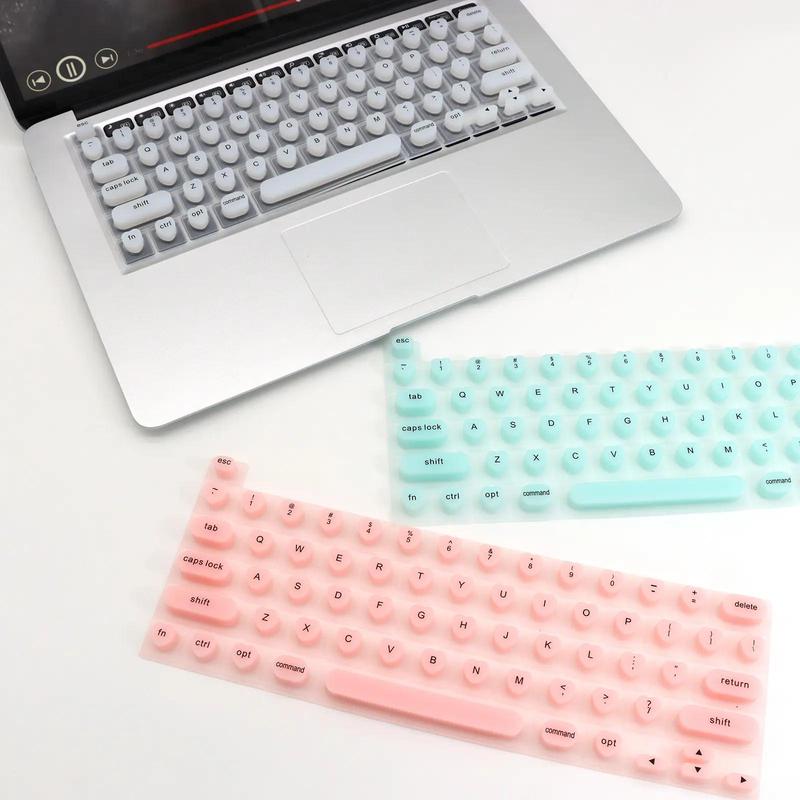 3D Silicone Keyboard Protector for Nail Art Typing, Foldable and Durable Design for Easy Storage, Great for Office and Home Use