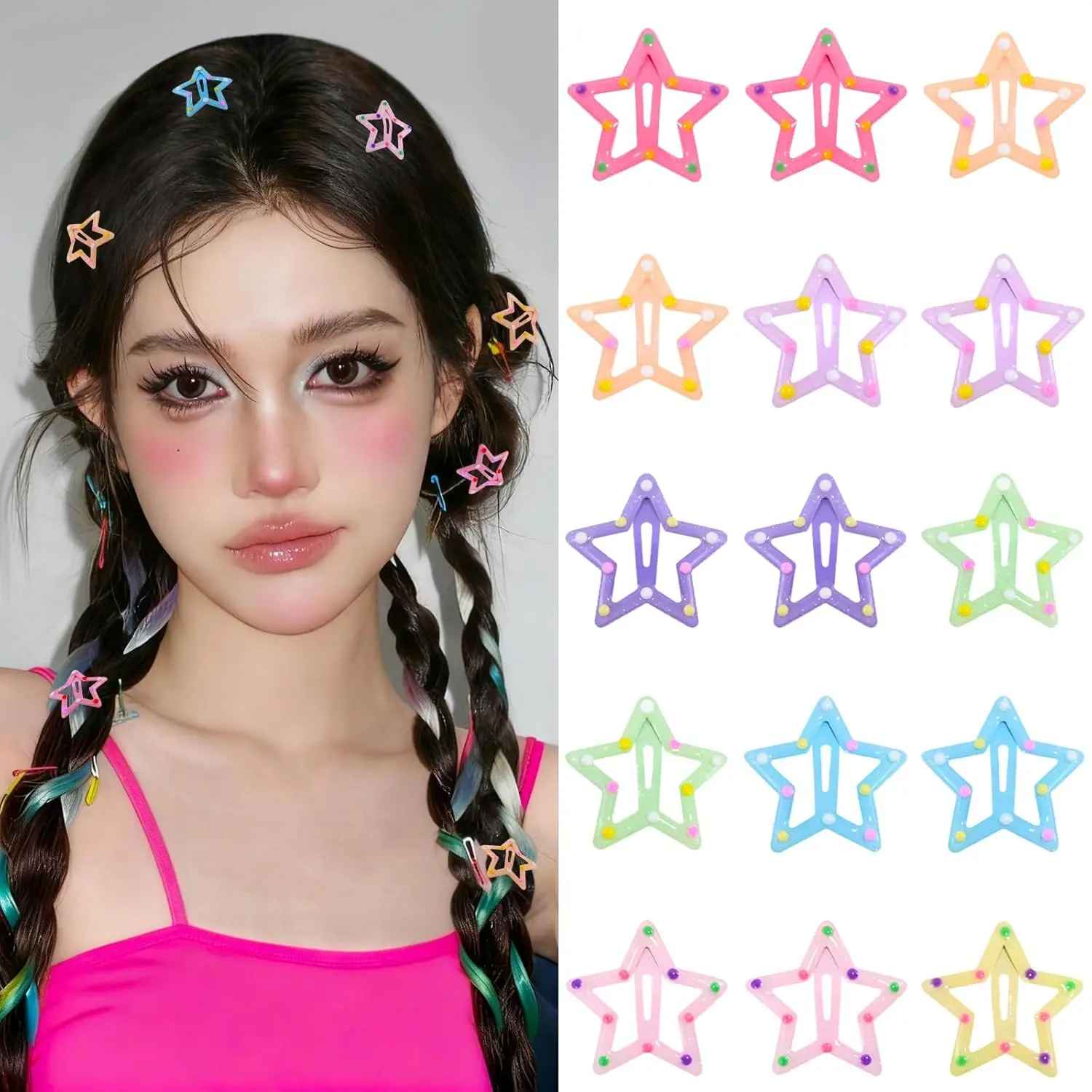 15 P -1.18"-Glitter polka dots