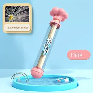 Large Capacity Pull-Out Water Cannon Toy for Kids, Perfect for Water Fights with Boys and Girls,Pull-Trigger Water Gun for Summer Beach Fun, Rotating Fireworks Splash Toy, Flower-Shaped Water Cannon for Kids' Playtime