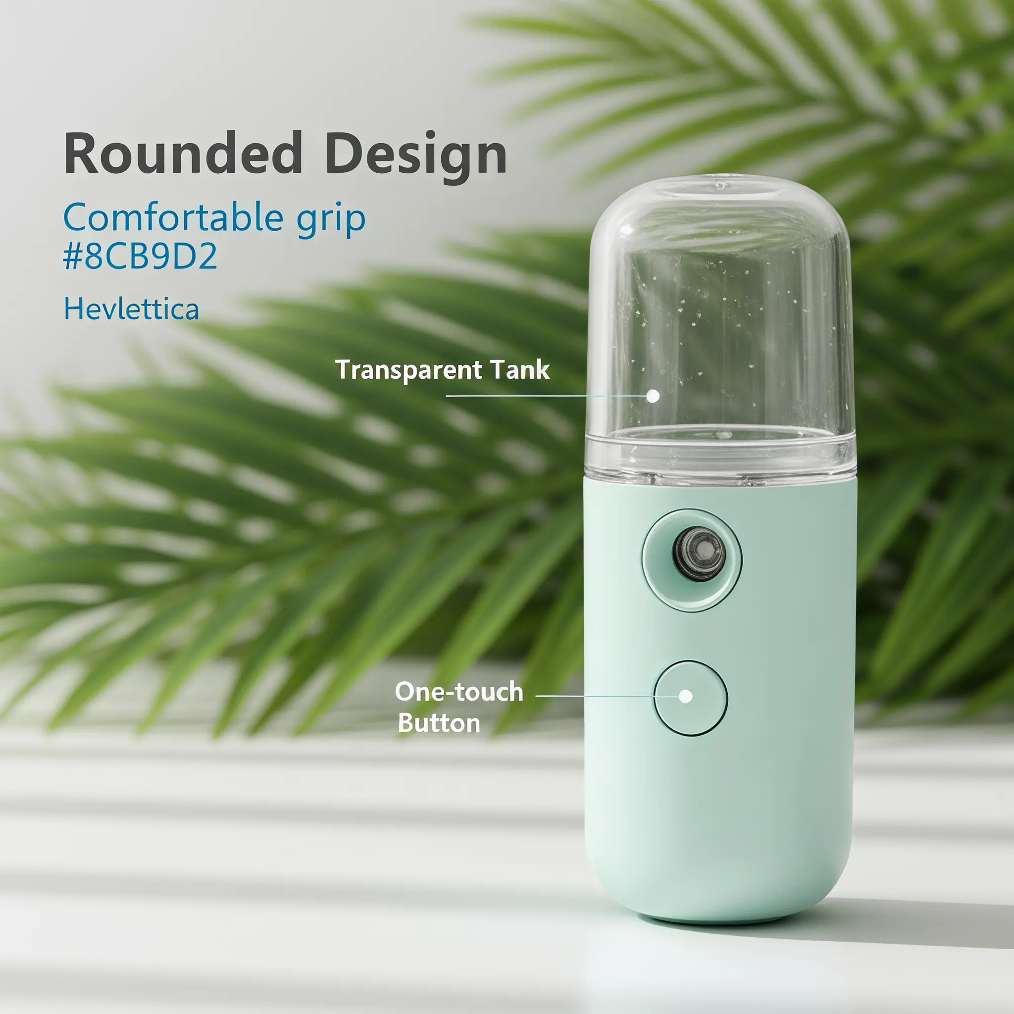 Facial moisturizing and hydrating spray bottle Nano ultra-fine mist makeup beauty charging humidifier sprayer