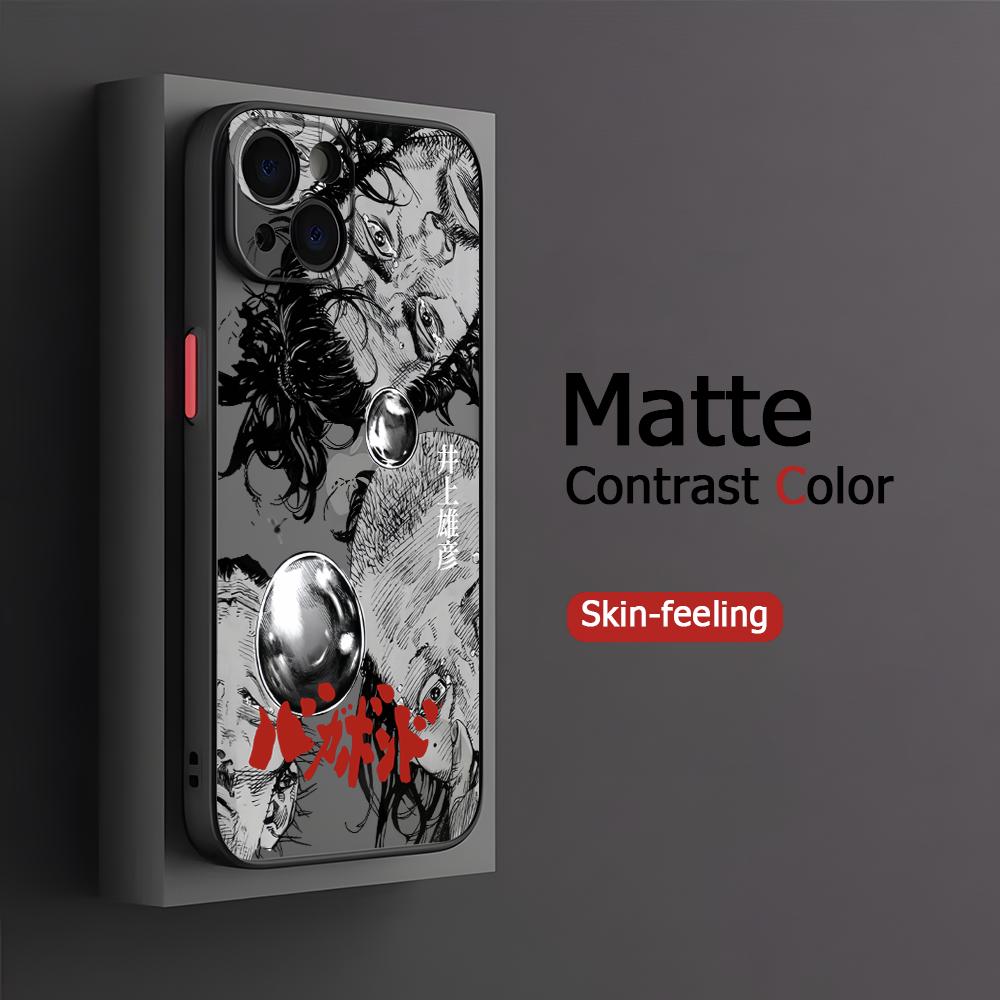 Vagabond Inoue Takehiko Phone Case for iPhone 17 16 15 14 13 12 11 Pro Max X Xs Matte Transparent Hard Cover