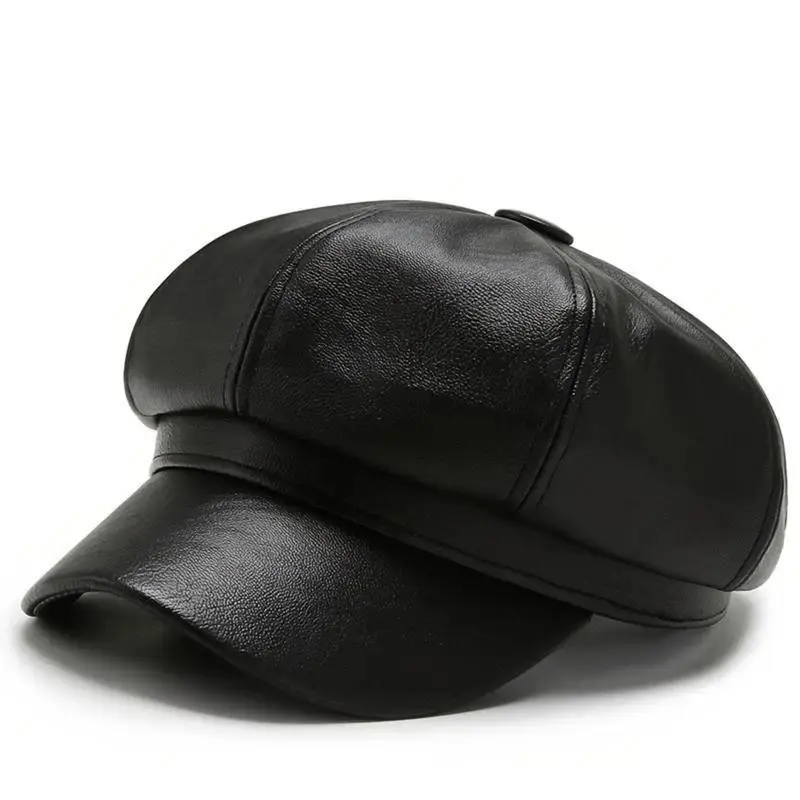 Unisex Vintage Octagonal Beret Hat, Breathable Cotton Newsboy Cap with Adjustable Fit, Retro Artist Style Hat for Women and Men, Casual Streetwear Accessory for Fall Winter Daily Wear, Travel, Outdoor Activities and Stylish Outfit Matching
