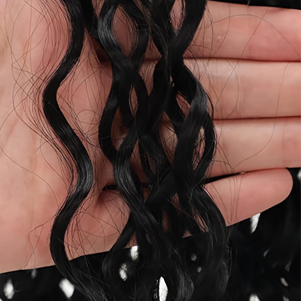 22inch Synthetic fiber wavy drawstring ponytail wig, suitable for women's hair extensions