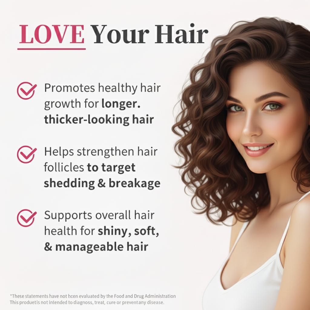 HiPlus Advanced Hair Support Gummies for Women with Biotin, Collagen, Zinc & Iron Promotes Hair Strength, Natural Wellness Daily Support Pineapple Flavor, 90 Gummies (45-Day Supply)