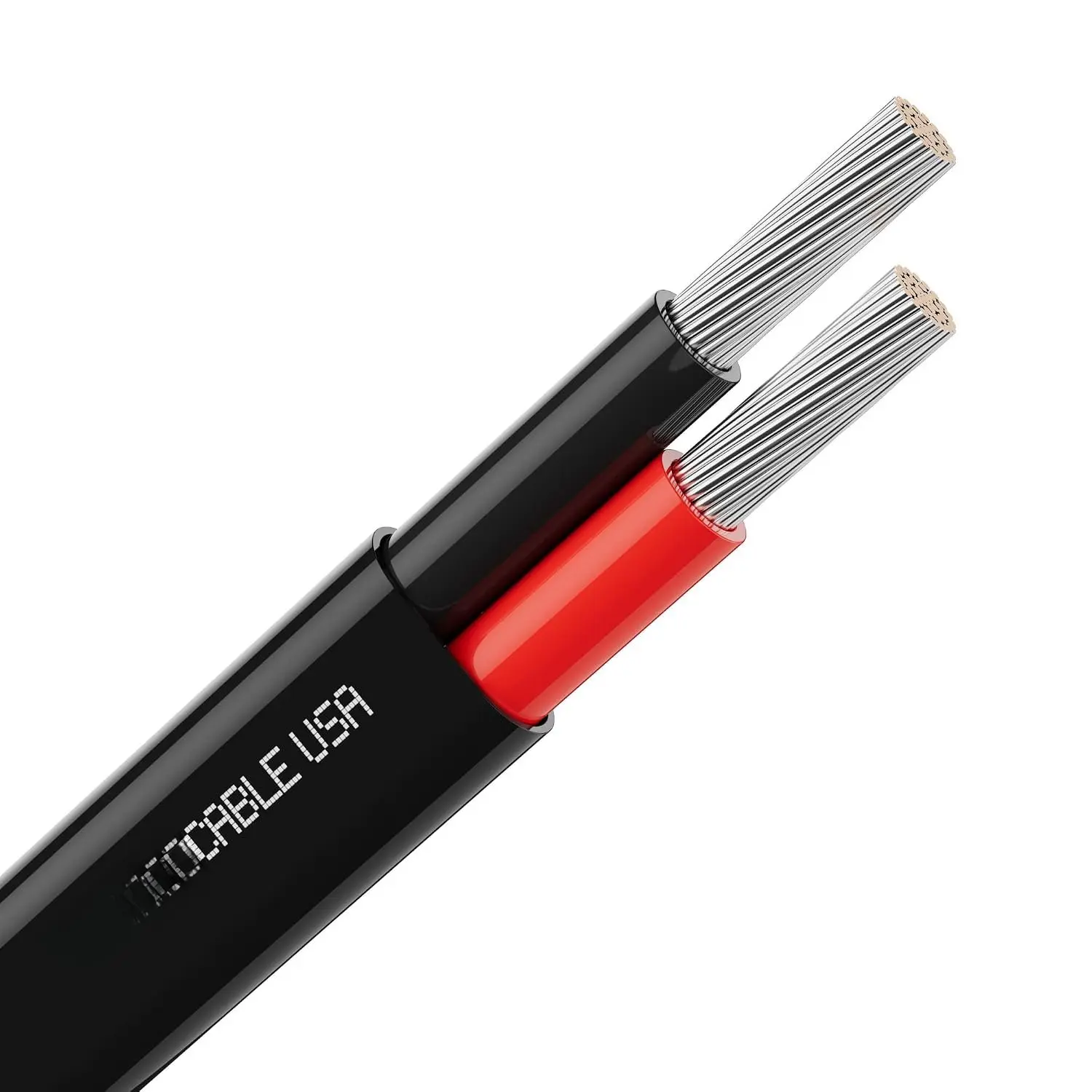18/2 Duplex Wire for Automotive/Marine/RV//Boat, Marine Grade Stranded Tinned Copper , Oil//UV/ PVC Jacket 2-Conductor Wire, 10 Ft